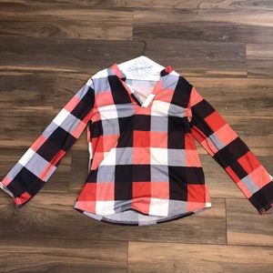 Checkered Pullover
